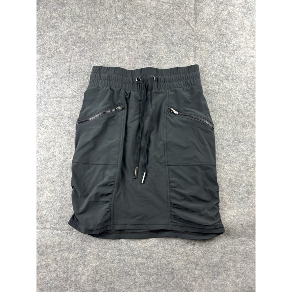 WEARABLES XCVI - WOMEN'S XS BLACK ELASTIC WAIST POCKET CINCHED SKIRT‎ HIKING